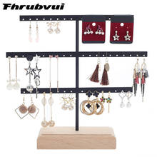 Fashion 52 Hook Earring Jewelry Organizer Earring Organizer Hanging Holder Necklace Display Stand Box Holder Rack Jewelry Hanger 2024 - buy cheap