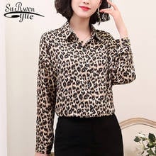 New Sexy Women's Tops 2021 Korean Long Sleeve Cardigan Leopard Women Tops and Blouse Streetwear Lady Shirt Blusas Mujer 5468 50 2024 - buy cheap