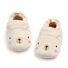 Sapatos de algodão para meninas com sola macia, calçados respiráveis e bonitos para bebês recém-nascidos, sapatos para caminhada de bebê 2024 - compre barato