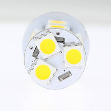 Диммируемая 13 Светодиодная лампа G4 5050SMD G4 лампочка 12VDC 12VAC 24VDC 24VAC белый теплый белый 10 шт./лот 2024 - купить недорого