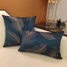 Light Luxury Simple Modern Home Decoration Pillowcase Jacquard Cushion Cover Cojines Decorativos Para Sofa 2024 - buy cheap