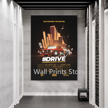 DRIVE Movie Poster Printed Posters And Prints Canvas Painting Wall Art Picture Vintage Poster Decorative Home Decor Tableau 2024 - buy cheap