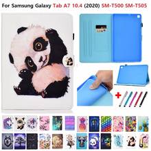 For Samsung Galaxy Tab A7 10.4 2020 Case Cover SM-T500 SM-T505 SM-T507 Funda Tablet Cartoon Animal Tab A7 Case Shell Coque +Gift 2024 - buy cheap