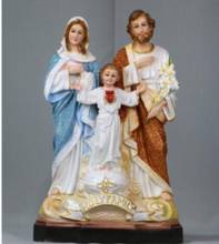 Благословенные три статуи Иисуса Марии Иосифа место Девы визовы ремесла статуя творческое украшение из смолы 2024 - купить недорого