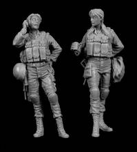 1/35  Resin Model Building Kit Figure  Female soldier 2024 - buy cheap