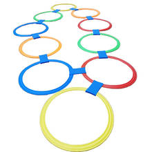 Outdoor Kids Funny Physical Training Sport Toys Lattice Jump Ring Set Game with Hoops Connectors for Park Play Boys Girls 2024 - buy cheap