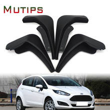 Mutips Car Front Rear Mudguards Mud Flaps Accessories Body Kit Auto For 2009 2010 2011 2012 2013 2014 2015 2016 Ford Fiesta Mk7 2024 - buy cheap