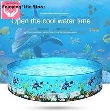 New Family Swimming Pool Children Playing Outdoor Swimming Pool Without Tube Plastic Marine Round Outdoor Swimming Pool 2024 - buy cheap