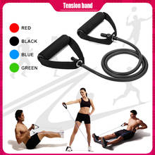 120cm Yoga Pull Rope resistance Band Fitness TPE 1 Word Stretch Fitness Equipment Rubber Expander Exercise Sports Training Belt 2024 - buy cheap