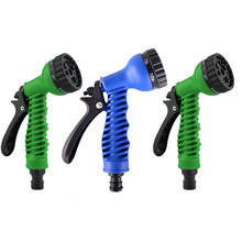 7 Patterns Garden Water Spray Gun Adjustable Garden Wash Hose Spray High Pressure Gun Sprinkler Nozzle Car Washing Cleaning Lawn 2024 - compre barato