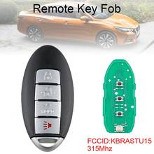 315 МГц 4 кнопки модифицированный дистанционный Автомобильный ключ KBRASTU15 Подходит для Nissan 2003 2004 2005 2006 2024 - купить недорого