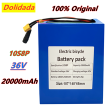 10S8P 36V 20Ah 250W~1000W 36V 20000mah Battery 42VLithium Battery Pack with 30A BMS for Ebike Electric Car Bicycle Motor Scooter 2024 - buy cheap