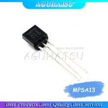 100pcs MPSA13 A13 TO-92 Darlington Transistors 500mA 30V NPN new original 2024 - buy cheap