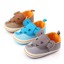 New Cartoon Elephant Baby Canvas Infantil Boys shoes first walkers Baby moccasins Anti-slip crib Sneakers Casual Baby shoes 2024 - buy cheap