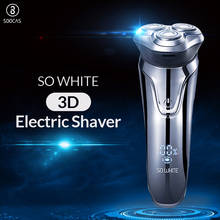 SOOCAS Electric Shaver Razor SO WHITE LED Display Shaving Machine Trimmer USB Rechargeable Men 3 Head Blade Razors Shaver 2024 - buy cheap