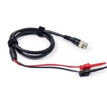 1.1M BNC Oscilloscope Test Probe Dual Hook Clip Male Plug Cable Lead Wire Connector Oscilloscope Accessories U4LB 2024 - buy cheap