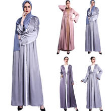 Abayas muçulmano vintage, diamantes, kaftan, arábia, aberto, kimono, cardigã islâmico, ramadã, oriente médio, dubai, turco, robe 2024 - compre barato