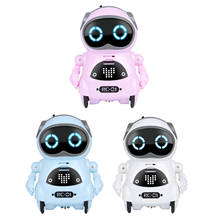 Mini Robot de bolsillo para niños, juguete interactivo con Control de voz, grabación de Chat, cantar, bailar, contar historia 2024 - compra barato
