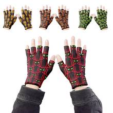 1 Pair Unisex Adult Half-Finger Gloves Spring Funny Personality Female Gloves Men Hiking Sports Gloves Handschoenen Guantes 2024 - buy cheap