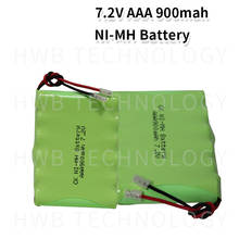 2 PCS/lot Brand new 7.2v AAA 800mAh ni-mh battery pack Rechargeable batteries Free shipping 2024 - buy cheap