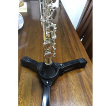 Soporte de saxofón portátil plegable, instrumento de trompeta para Soprano, clarinete, flauta, instrumento de viento 2024 - compra barato