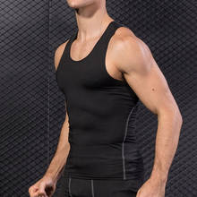 New Men Compression Base Layer Sleeveless Tank Top Quick-drying Sports Gym Under Shirt Musculation 2024 - buy cheap