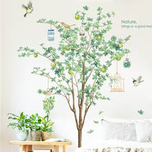 Pegatinas de pared de árbol grande 3D para sofá, Fondo de TV, Mural de arte, decoración de pared para sala de estar, papel tapiz autoadhesivo para muebles 2024 - compra barato