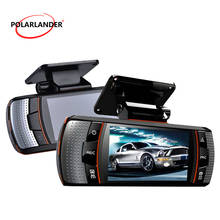 A1 Автомобильный видеорегистратор с двумя объективами, чипсет Allwinner FullHD 1080P, двойная камера с GPS-регистратором, Автомобильный видеорегистратор с ночным видением 2024 - купить недорого