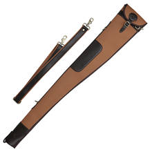 Tourbon Hunting Accessories Fleece Padded Canvas Leather Shotgun Rifle Case Slip Gun Protection Bag Carrier 129cm with Zipper 2024 - buy cheap