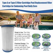 Piscina elemento de filtro tipo a ou tipo c filtro cartucho de substituição piscina cartucho de filtro para piscina cuidados diários 2024 - compre barato