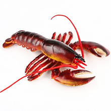 Classic American Boston Lobster Simulation Sea Life Animal Red Palinuridae Marine Model Action Figures Educational Kid Toy 2024 - buy cheap