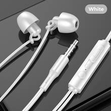 Wired Headphones Sleep Earphone Noise Reduction Headset Sleeping Soft Wired Earphones 3.5mm With Microphone For Sony Phone 2024 - buy cheap