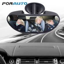 FORAUTO-espejo retrovisor de coche para bebé, espejo con ventosa, Monitor para niños, Interior, rotación ajustable 2024 - compra barato