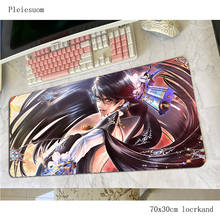 Bayonetta mousepad colorido para computador 70x30cm, grande, lindo, teclado, jogos, pc gamer, mesa 2024 - compre barato