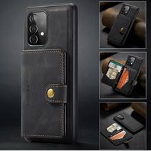 Retro Leather Case for Samsung Galaxy S21 S20 FE Note 20 Ultra 10 9 8 A12 A22 A32 A42 A52 A72 A51 A71 5G Wallet Card Cover Coque 2024 - buy cheap