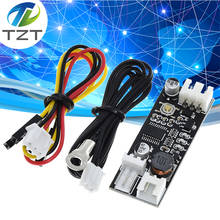 Single 12V 0.8A DC PWM 2-3 Wire Fan Temperature Control Speed Controller Chassis Computer Noise Reduction Module NTC B 50K 3950 2024 - buy cheap