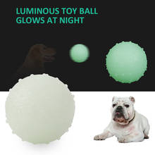 Pet Dog Luminous Ball Rubber Bite Resistant Squeeze Toys Seal Anti-stress Fluorescence Puppy Interactive Supplies chew toys 2024 - buy cheap