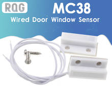 Sensor de ventana y puerta con cable, sistema de alarma para arduino, interruptor magnético aleatorio, cable de 30mm, MC-38 MC38 2024 - compra barato