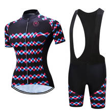 2022 Cycling Jersey Female BIB Pants Bicycle Clothing Kit Women Summer Short Sleeve Bike Dress Set MTB Clothes Sport Mallot Suit 2024 - buy cheap