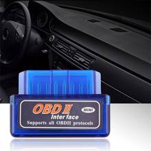 Super Mini ELM327 OBD2 II V2.1 Wireless Bluetooth Car Auto Diagnostic Interface Scanner Tool Blue Portable ABS Plastic Tool 2024 - buy cheap