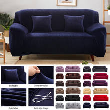 Funda de sofá elástica de felpa gruesa para sala de estar, cubierta de sofá seccional, todo incluido, 1/2/3/4 asientos 2024 - compra barato