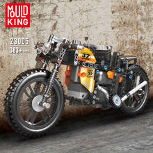 MOULD KING-motocicleta eléctrica a Control remoto para niños, modelo de bloques de construcción, bloques de montar, juguetes creativos, regalos de Navidad, 23005 2024 - compra barato