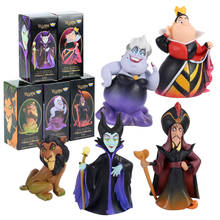 5pcs/lot WCF World Mini Collection Figure Toys Malefice Scar Jafar PVC Cute Model Dolls 2024 - buy cheap