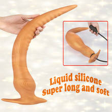 2021 New Huge Inflatable Anal Plugs Prostate Massage Butt Plug Anal vagina Masturbator Expandable G spot Sex Toys for Woman Men 2024 - buy cheap