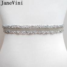 JaneVini-cinturones nupciales de cristal para mujer, faja de dama de honor, cinta con cuentas, fajas, vestido de novia de piedra, cinturón, faja, 2020 2024 - compra barato