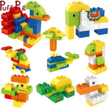 278pcs DIY Big Size Building Blocks DIY Model Animal Funnel Slide Creative Educational Bricks Toys for Children Gift 2024 - buy cheap