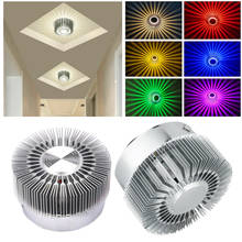 AC85-265V LED Sunflowere Wall Lamp RGB LED Ceiling Lamp Sunflower Projector Rays Wall Sconce Surface/Hole Mount Hall Lamp 1W 3W 2024 - buy cheap