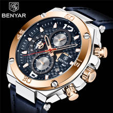 BENYAR Business Wrist Watch Men Watches Top Brand Luxury Fashion Wristwatch New Male Quartz Watch For Men Clock Hours Hodinky 2024 - buy cheap