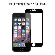 Full Cover Tempered Glass For iPhone 6 6s 7 8 Plus Screen Protector Protective Glass For iPhone 7 8 6 6s Plus 2024 - buy cheap