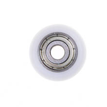 1pcs 5*21.5*7mm Nylon Plastic Carbon Steel Bearings Pulley Wheels Embedded Groove Suitable For Furniture Hardware Accessories 2024 - buy cheap